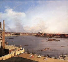 Вид на Темзу и Лондон из Ричмонд-хаус (Каналетто)