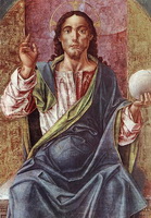 Христос на троне (Б. Виварини, 1450 г.)