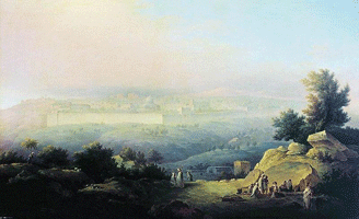 Вид Иерусалима (М.Н. Воробьёв)
