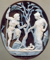 Афина и Посейдон (камея)